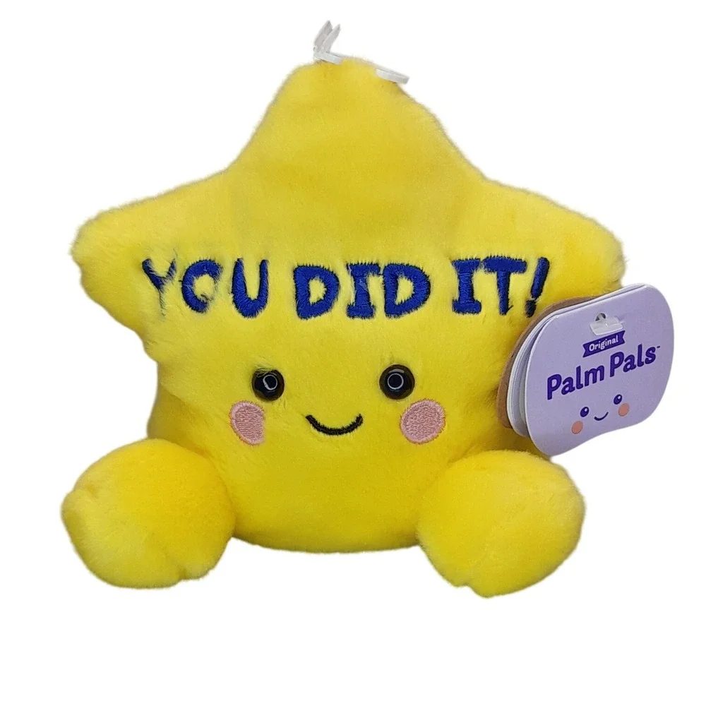 Palm Pals You Did It Star Yellow Plush Seasonal Achievement Gift 1-610 NWT 5